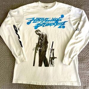 Post Malone Hollywoods Bleeding Runaway Tour Long Sleeve Tour Shirt White Size M